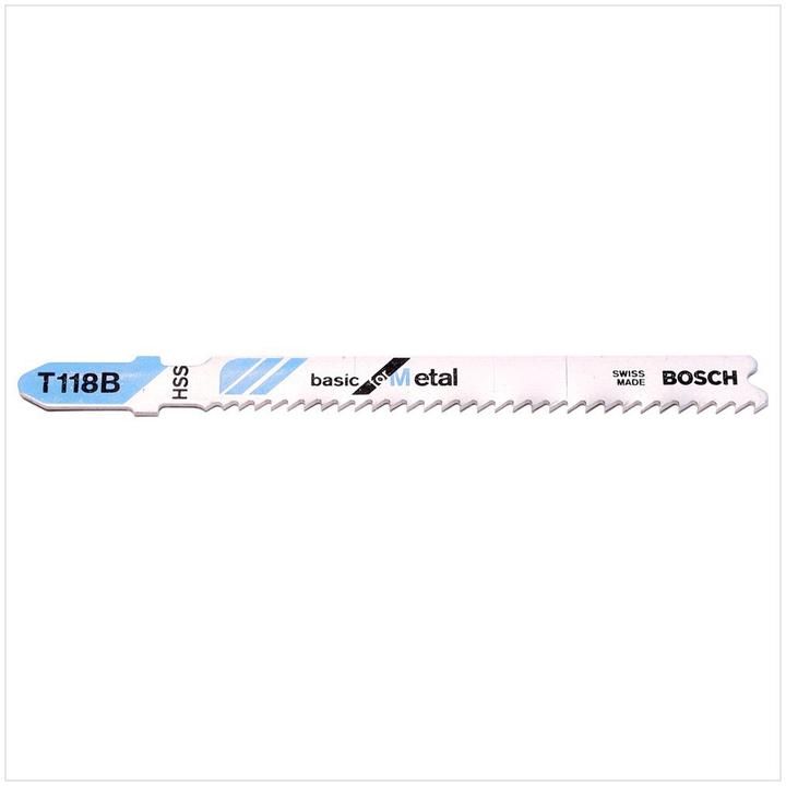 Produktbild Bosch Professional Zubehör Stichsägeblatt T 118 A Basic for Metal, 25er-Pack