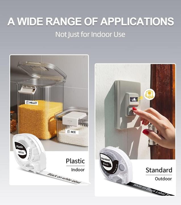 Actual product image Phomemo P12 mit Klebeband BLA (203 dpi)