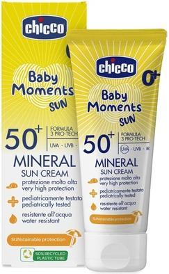 Produktbild Chicco Sonnencreme Mineral LSF50+ 0m+ Italienisch 75 ml (Sonnencreme, SPF 50+, 75 ml)