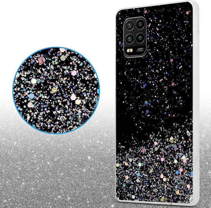 Actual product image Cadorabo Bumper Case for Xiaomi Mi 10 LITE TPU funkelnder Glitter (Mi 10 Lite)