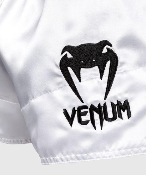 Produktbild Venum Classic Muay Thai Shorts - White/Black (M)