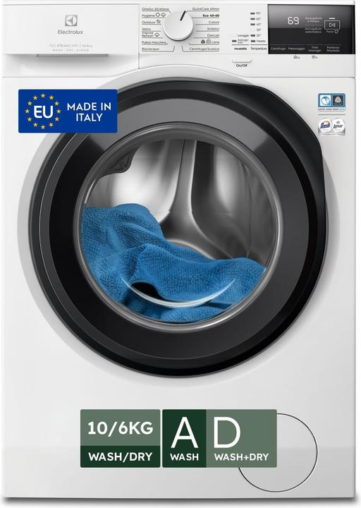 Electrolux EW7W2106G Washer-dryer 106 Kg Class D