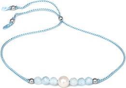 Produktbild Agato Cord bracelet with aquamarine and river pearl HE06R3S-LB