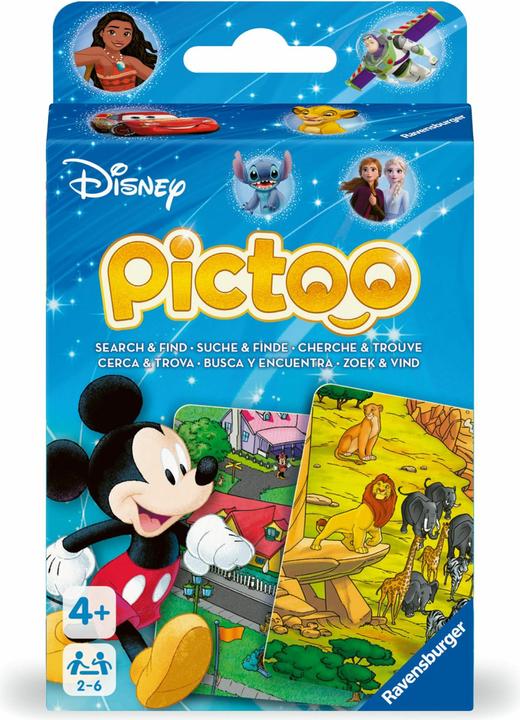 Actual product image Ravensburger 23478 - Pictoo Disney Card Game - Quick card search game for children aged 4 and over (Multilingual)