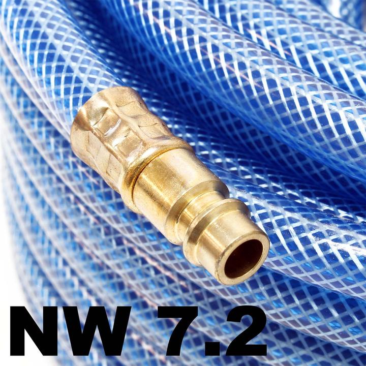Produktbild Wiltec PVC Druckluftschlauch 10m Kompressorschlauch Gewebeschlauch Luftschlauch