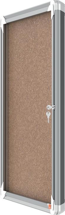 Actual product image Nobo Lockable Notice Board Premium Plus Indoor Cork (Bulletin board, 21 x 30 cm)