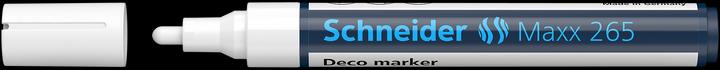 Produktbild Magni Schneider Maxx 265 Kreidestift (2-3 mm Strichstärke, feucht abwischbar, wasserbasiert, geruchsneu (Weiss, 3 mm, 1 x)