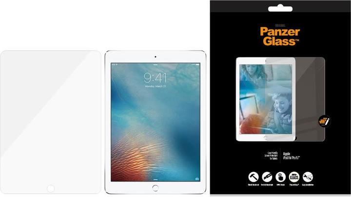 Actual product image PanzerGlass Real (1 Piece, iPad Pro 9.7 2016 (1. Gen), iPad 2017 (5th gene), iPad 2018 (6th gene), iPad Air, iPad Air 2014 (2. Gen))