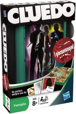 Actual product image Hasbro Gaming Cluedo Travel (Italian)