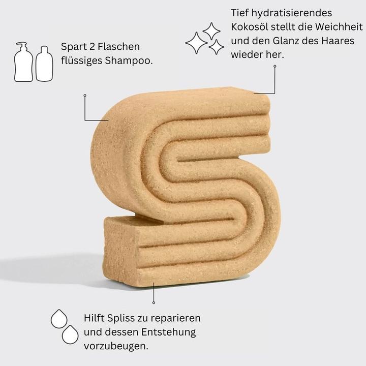 Actual product image Kitsch Solid bar with coconut oil (Solid shampoo)