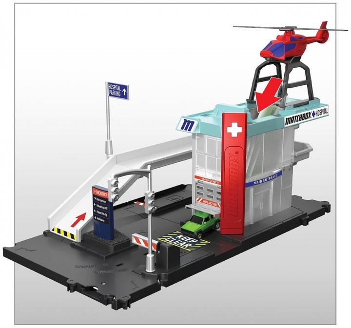 Image du produit Matchbox Playset Hopital - Circuit / Petite Voiture - Dès 3 ans