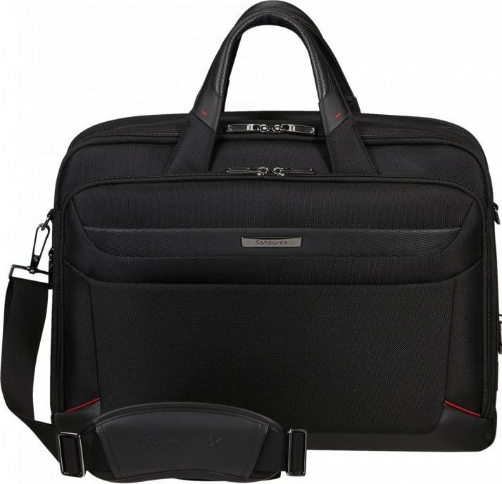 Samsonite Pro-DLX6 shoulder bag 17.3 inch, black (17.30", Universal)