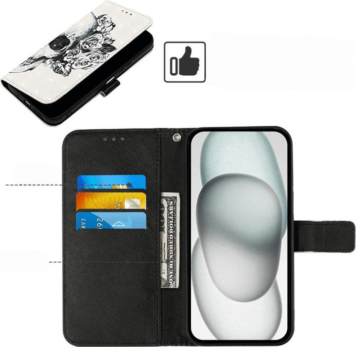 Actual product image Cover-Discount iPhone 16e - Etui Glitzer Effekt (Apple iPhone 16e)