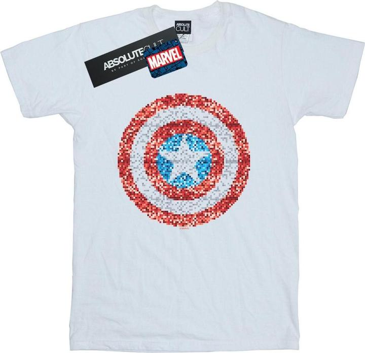 Produktbild Captain America Pixelated Shield TShirt (XXL)