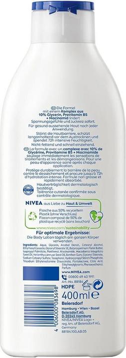 Immagine prodotto NIVEA Repair & Care Body Lotion (Crema corpo, 400 ml)