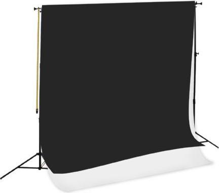 Actual product image Falcon Eyes Background system SPK-2 incl. 2 rolls black/white 1,35x11 m (135 cm, 1100 cm)