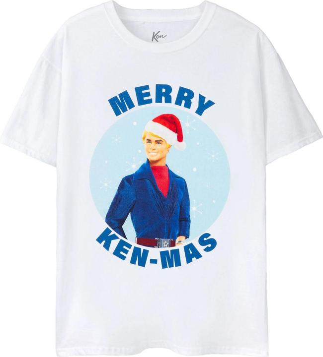 Actual product image Barbie Mens Merry Kenmas T-Shirt (XL)