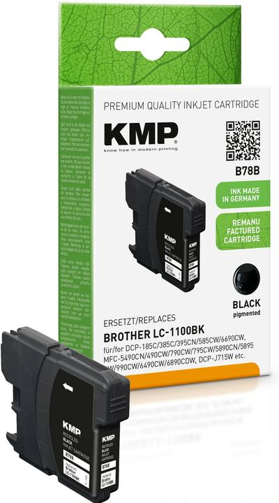 Produktbild KMP Tinte ersetzt LC1100BK (BK)