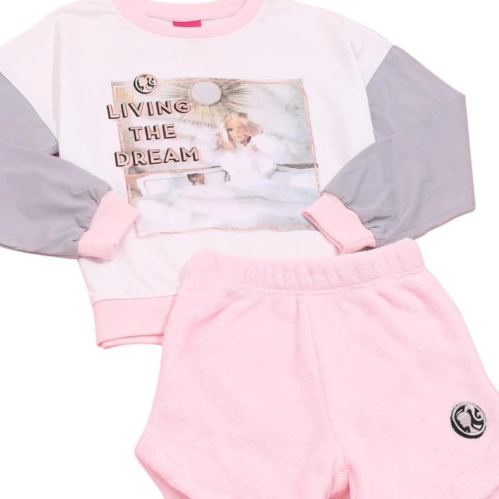 Image du produit Barbie Filles vivant le rêve ensemble pyjama en polaire (116)