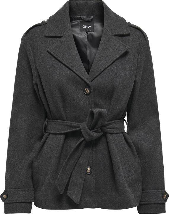 Actual product image Only Lapel collar Cuffs with button Jacket Trench coat (L)
