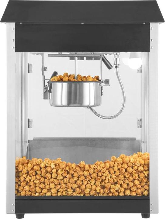 Produktbild Hendi Popcornmachine - Zwart - 230V/1500W - 560x420x(H)770mm 282762 - Horeca & Professioneel
