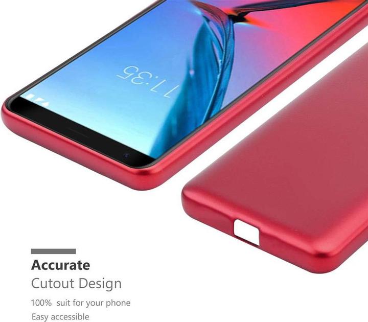 Image du produit Cadorabo Couverture métallique mate TPU (ZTE Blade V9)