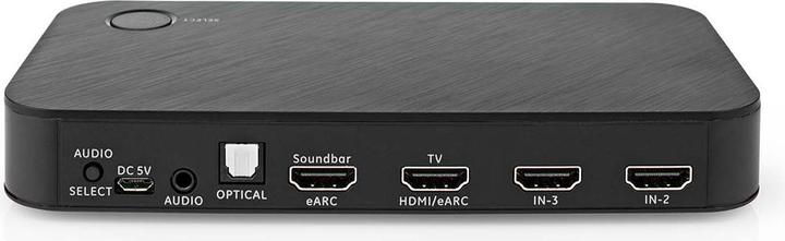 Immagine prodotto Nedis Convertitore audio digitale | 2 vie | Connessioni - Ingresso: Alimentazione DC / 3x Ingresso HDMI™ (0.06 m, Ottico)