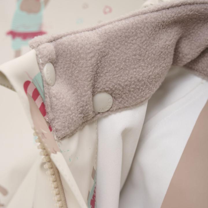 Actual product image CeLaVi Rain overall warm taupe (70)