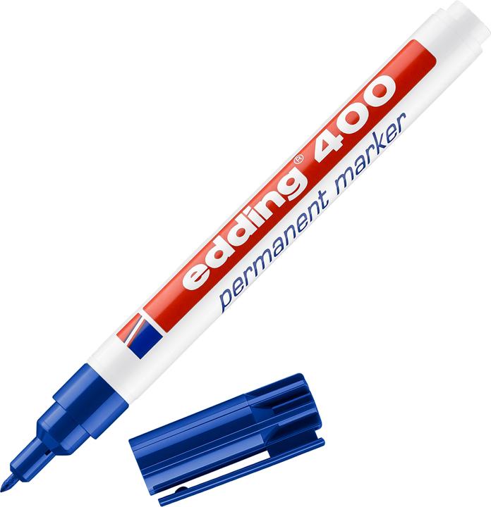 Actual product image Edding Permanent marker 400 (Blue, 1 mm, 1 x)