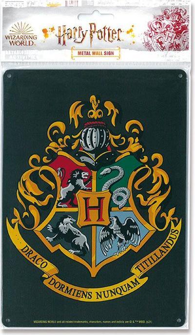 Immagine prodotto Softridge Harry Potter panneau métal logo Hogwarts 15 x 21 cm (20 x 30 cm)