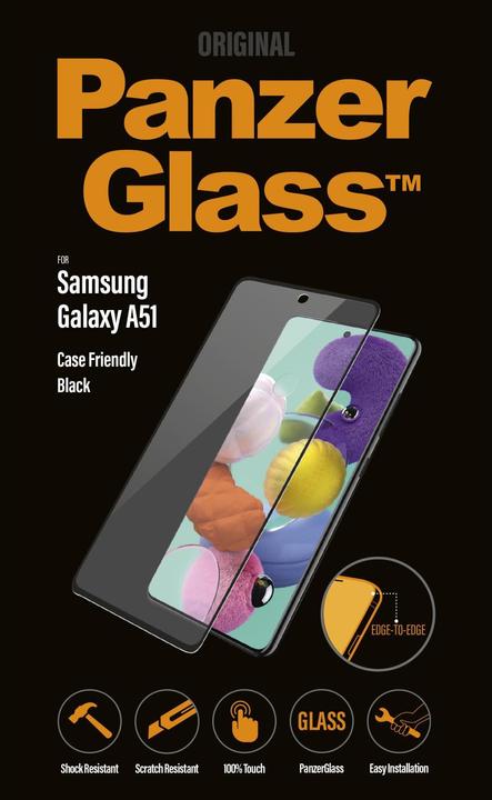 Produktbild PanzerGlass Edge to Edge (1 Stück, Samsung Galaxy A51)