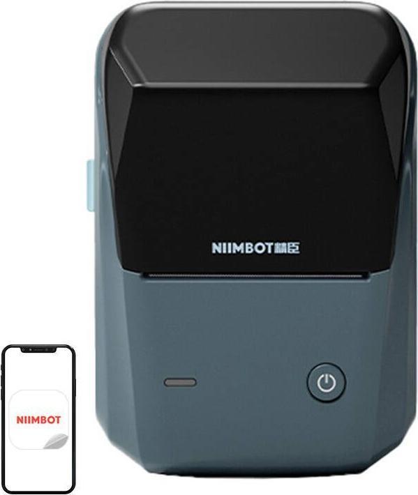 Actual product image Niimbot B1 wireless label printer (LakeBlue)