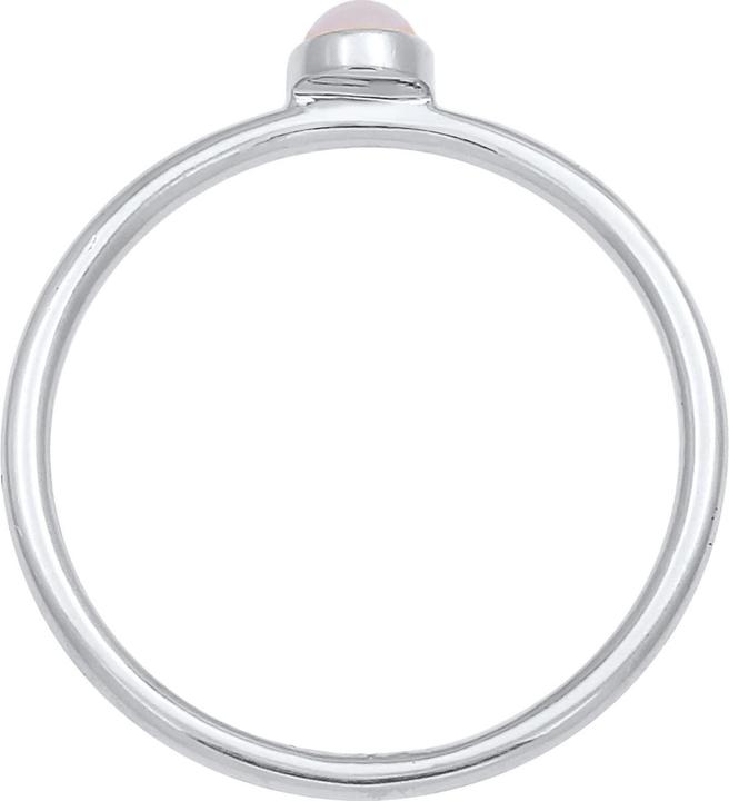 Immagine prodotto Elli Anello Impilato Quarzo Rosa Gemma Argento 925 Placcato Oro (56, 925 Argento)