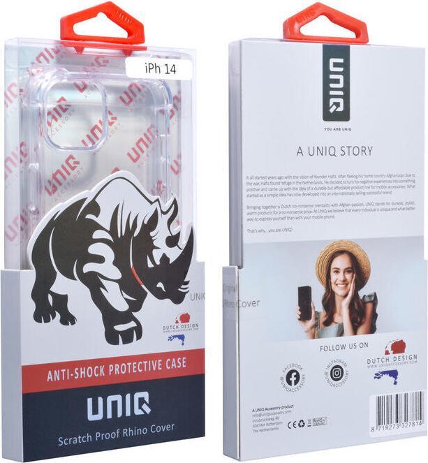 Produktbild UNIQ Accessory Hülle iPhone 14 - Hardcase Schutzhülle Ecken Anti-Shock Kratzfest (Apple iPhone 14)