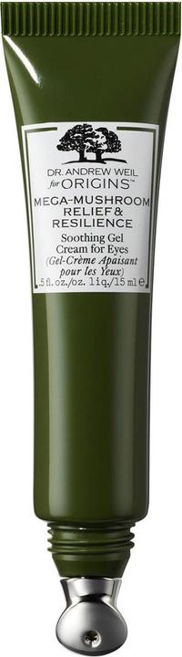 Produktbild Origins Mega Mushroom - Soothing Gel Cream for Eyes (Gel, 15 ml, Tag + Nacht)