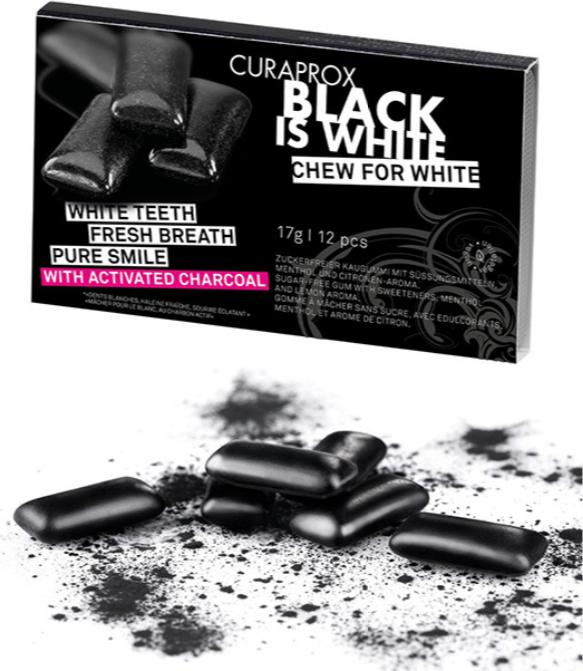 Immagine prodotto Curaprox Il nero è bianco gomma da masticare (12 pz., 23 g)