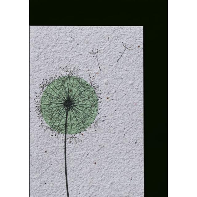Produktbild Hervorragend Grusskarte Löwenzahn - Growing Paper-Card (1 Stk.)