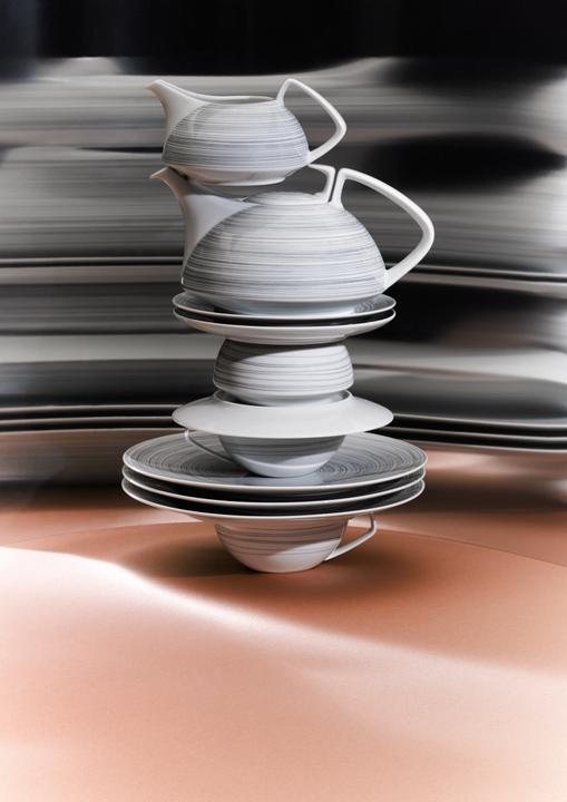 Actual product image Rosenthal TAC Gropius Stripes (1 x, 19 cm)