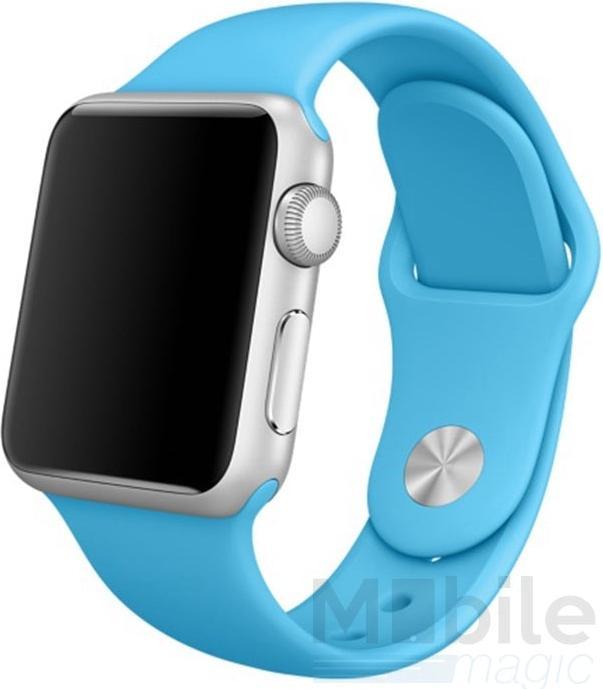 Immagine prodotto Hermex Apple Watch 44mm / 42mm Silicone Strap S/M BLUE (42 mm, 44 mm, Silicone)