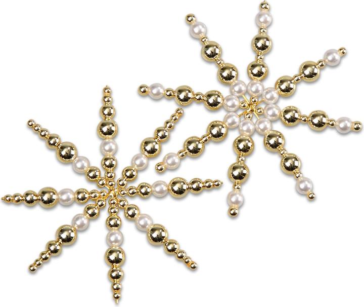 Actual product image Betzold Wire Stars Set White-Gold