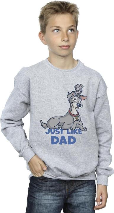 Immagine prodotto Disney Lady And The Tramp Just Like Dad Felpa Ragazzi (152, 158)