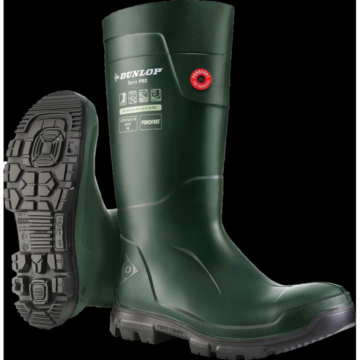 Immagine prodotto Magni Stivali di sicurezza in gomma verde Dunlop "TerraPro" S5, taglia 43 (S5, 43)