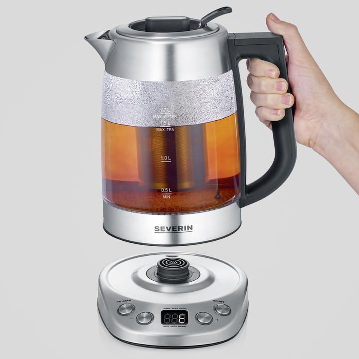 Actual product image Severin WK 3480 Glass tea/water kettle deluxe (1.70 l)