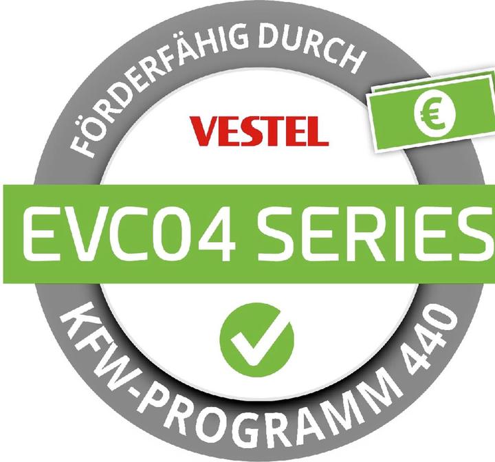 Image du produit Vestel EVC04 (Type 2, 11 kW, 16 A, Câblé en dur)