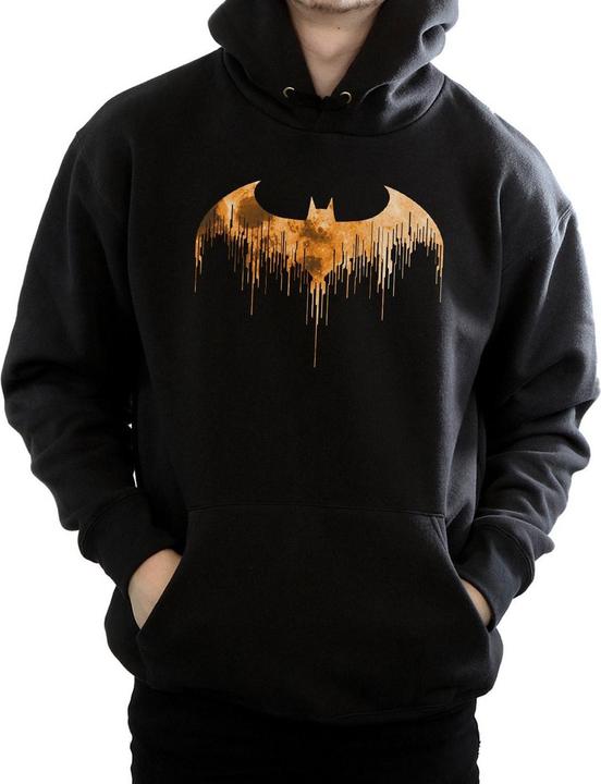 Actual product image Mens Batman Arkham Knight Halloween Moon Logo Fill Hoodie (M)