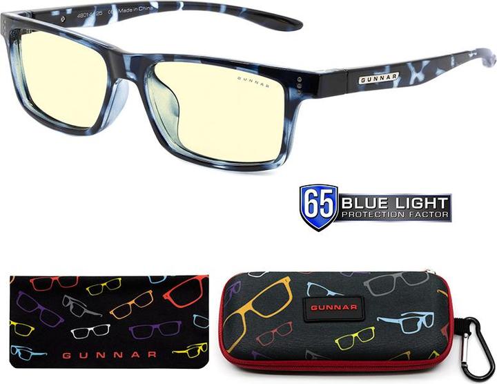 Image du produit Gunnar Cruz Kids Grandes lunettes d'ordinateur pour enfants de 8 à 12 ans - Lentille ambrée