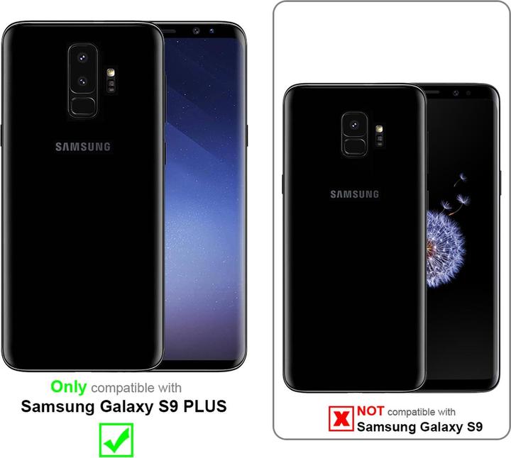 Actual product image Cadorabo Book Jeans Optics Cover (Samsung Galaxy S9+)