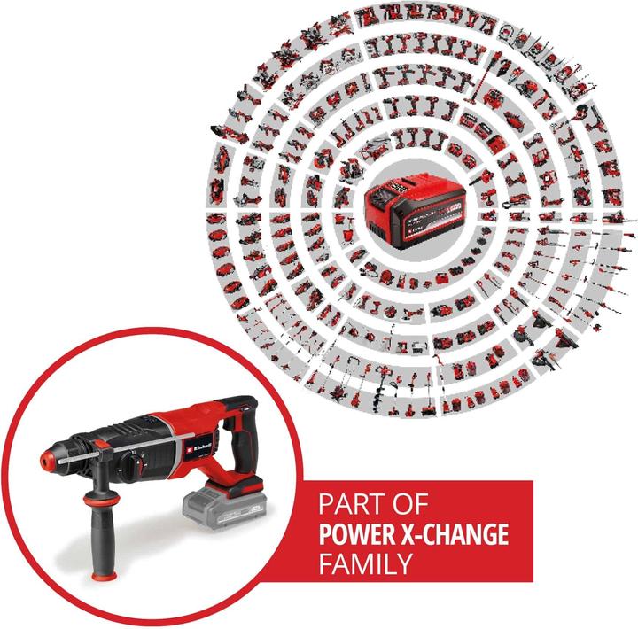 Actual product image Einhell TP-HD 18/26 D Li BL SDS-Plus cordless hammer drill 18V Li-Ion brushless, without battery, without (Rechargeable battery operated)
