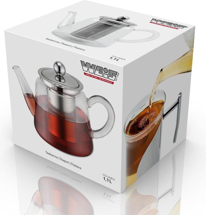Produktbild Weis Teekanne mit Teefilter 1100ml (1.10 l)
