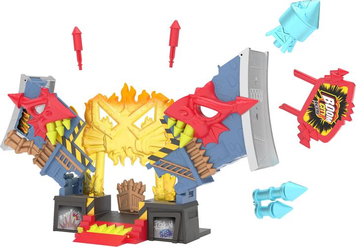 Immagine prodotto Zuru Boom City Racers Fabbrica di Fuochi d'Artificio - playset 3 in 1 - Rip, Race, Explode giocattolo da